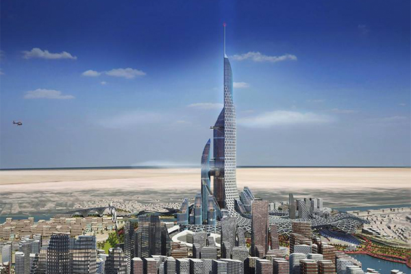 伊拉克將建造世界最高建築「新娘」。（圖片來源／AMBS Architects）