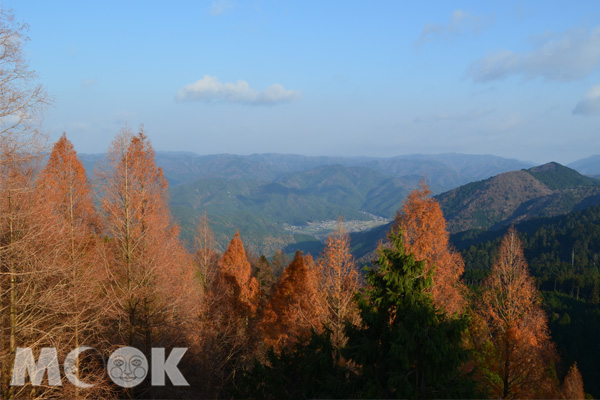 從比叡山山頂眺望，一邊是琵琶湖，一邊則是京都。(攝影／MOOK編輯部林宜君)