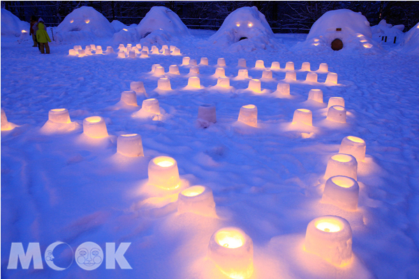 相當浪漫的冬季雪燈。（圖片提供／栃木縣觀光）