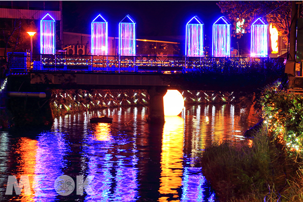 2016月津港燈節夢幻的主題燈飾讓人印象深刻。(圖片提供／台南觀旅局)