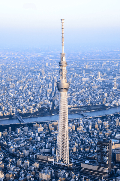 東京必訪景點，晴空塔。（圖片來源／東京スカイツリー / Tokyo Skytree）