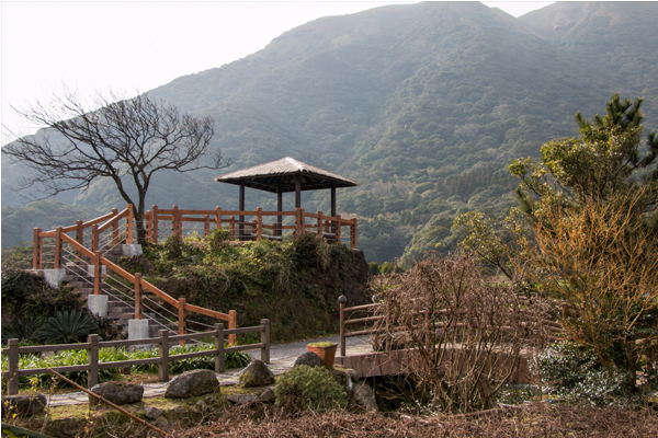 「文學步道」登高遠眺山水，寧靜心靈波蘭。（圖片來源／北市大地處）