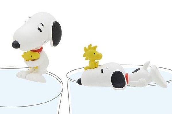 SNOOPY杯緣子，引發粉絲收藏慾望。(圖片來源／PUTITTO)