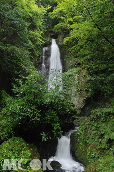 位於高知縣的心形瀑布。（圖片提供／樂天旅遊）