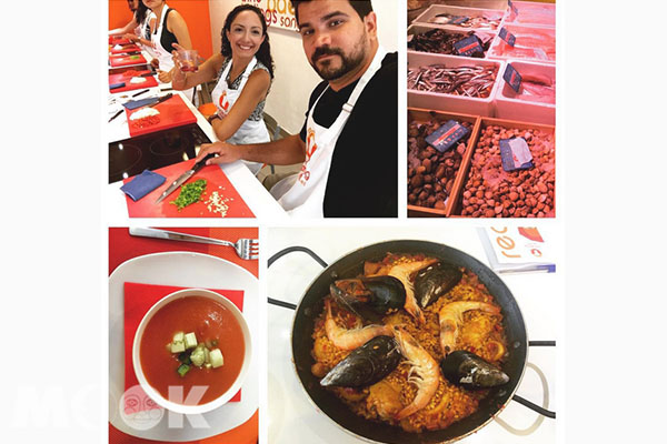 西班牙海鮮飯廚藝課程。(圖片提供／金展旅行社)