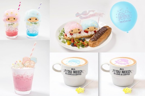 棉花糖飲品與附贈的氣球等也非常具有巧思。(圖片來源／キキ＆ララカフェTHE GUEST大阪)