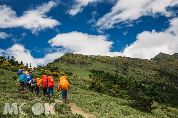 南湖大山是露營健走的人氣景點，景緻也十分宜人(攝影／張晉瑞)