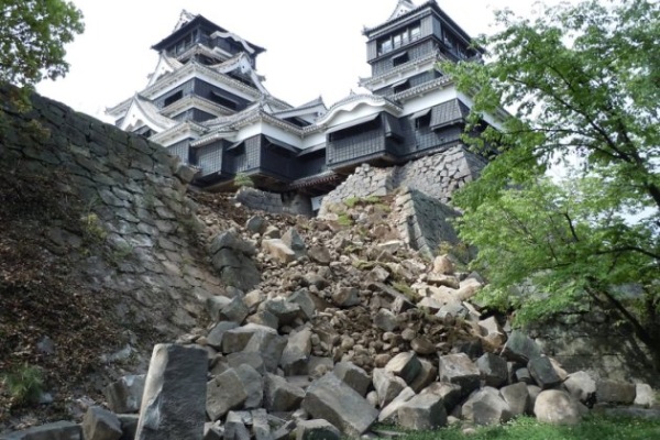 熊本城受地震影響暫時休園以進行修復。(圖片來源／熊本城)