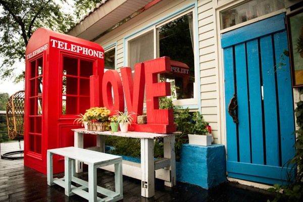 愛情故事館是一個以「愛情」為主題的景觀餐廳。（圖片來源／內灣愛情故事館）