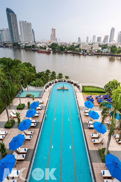 泰國察殿曼谷河畔豪華酒店擁有一覽無遺的河濱美景。（圖片提供／Hotels.com ）