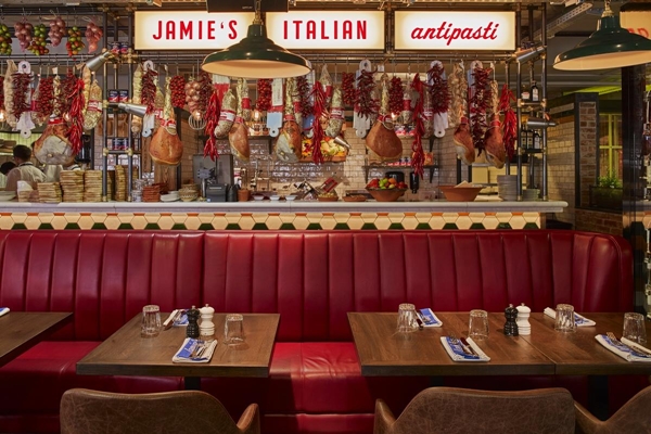 Jamie’s Italian於英國的餐廳一景。（圖片來源／Jamie’s Italian）