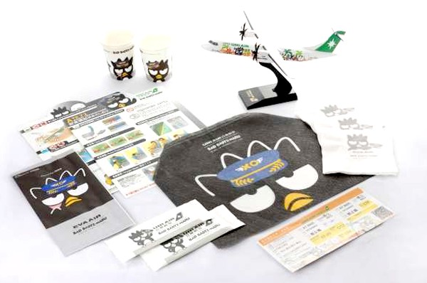 全球首架酷企鵝彩繪機也推出周邊商品、備品。(圖片來源／立榮航空)