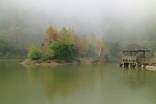 彷彿走入中國古代山水景觀 (圖片來源／力麗馬告生態園區)