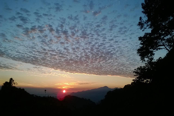 夕陽景緻 (圖片來源／馬那邦休閒農業區)