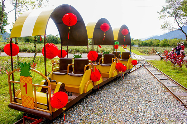 富興森林遊樂園的綠能小火車 (圖片來源／花東縱谷國家風景區管理處)