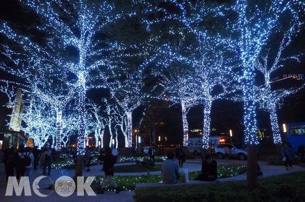 動人的夜景讓許多遊客大讚是今年最美的冬季點燈景點。(圖片提供／雪麗兒)