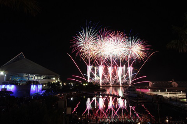 誇年當天，橫濱八景島海洋樂園也將會通宵營業，並會施放跨年煙火秀 (圖片來源／橫濱八景島海洋樂園)