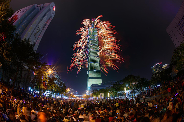 台灣必看的跨年煙火秀之一 (圖片來源／101)