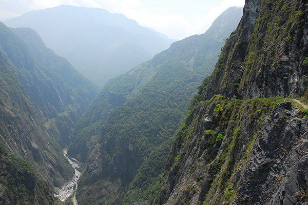 錐麓大斷崖海拔高約1100公尺 (圖片來源／太魯閣國家公園)