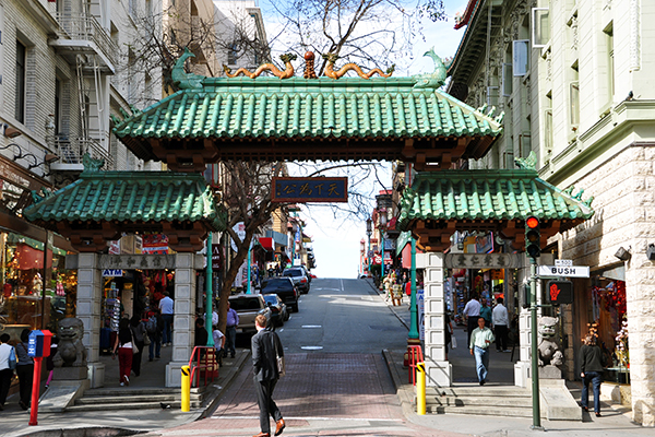 舊金山唐人街是北美最古老的唐人街，也是亞洲以外最大的華人社區 (圖片來源／Wikipedia)