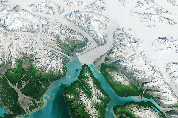 NASA空拍 – 阿拉斯加 (圖片來源／NASA)
