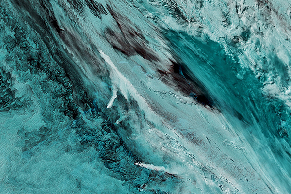 NASA空拍 –大西洋小島 南喬治亞與南桑威奇 (圖片來源／NASA)
