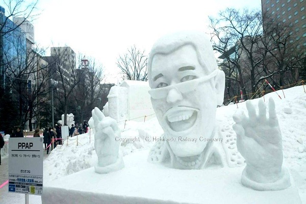 札幌雪祭PIKO太郎雪雕 (圖片來源／REAL 北海道)