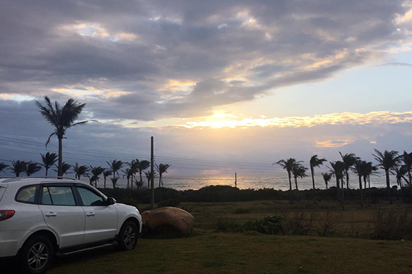 WaDa野居露營區的夕陽餘暉 (圖片來源／WaDa野居露營區)