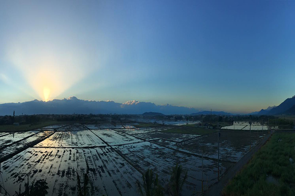 新城鄉遠眺田園美景 (圖片來源／簡單生活-新城鄉)