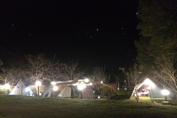 尖石童話森林露營區星光閃爍的夜晚 (圖片來源／尖石童話森林露營區)