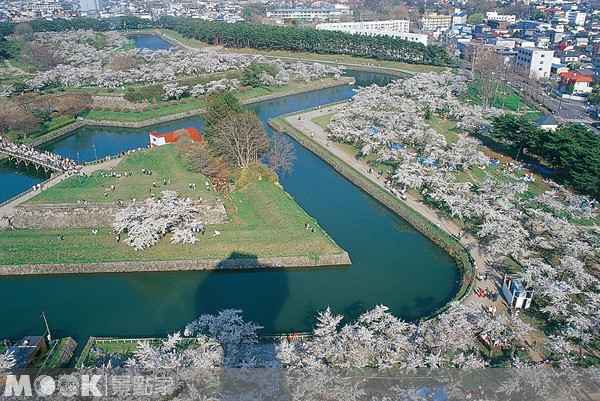 五稜郭公園。(圖片來源／MOOK墨刻出版)