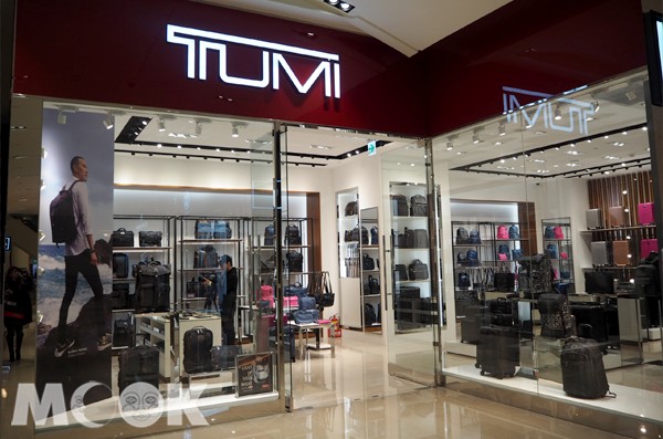 TUMI位於台北101的品牌專門店。(攝影／MOOK景點家張盈盈)
