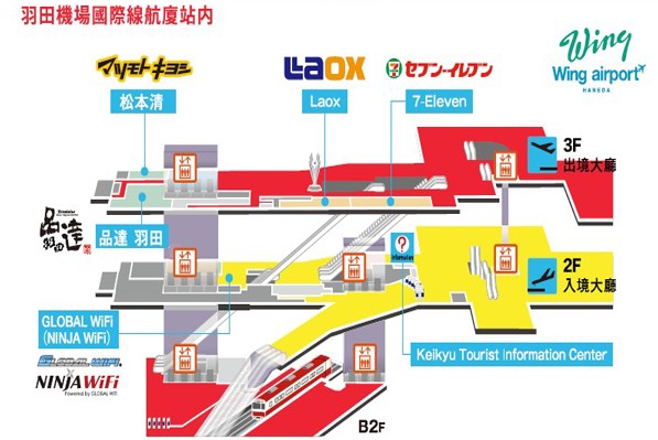 羽田機場國際線航站有五處店家參加本活動的進行。(圖片提供／京急電鐵)