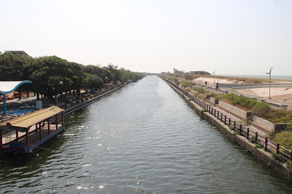 港南運河位在新竹香山區的港南濱海風景區 (圖片來源／新竹市政府)