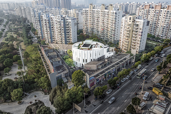 上海新地標八分園，是一間致力於展出工藝美術作品的美術館 (圖片來源／ArchDaily、CreatAR)