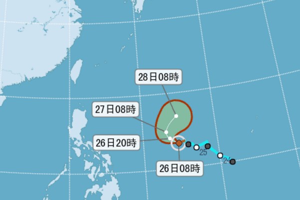 四月颱生成！2017年首號颱風輕颱梅花
