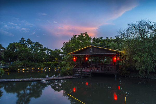 古代山水景觀餐廳  小橋流水Ｘ森林步道