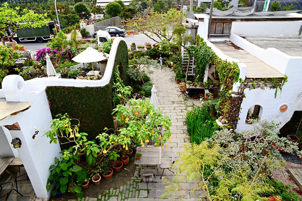 俯瞰田尾綠海景觀餐廳 (圖片來源／田尾綠海)