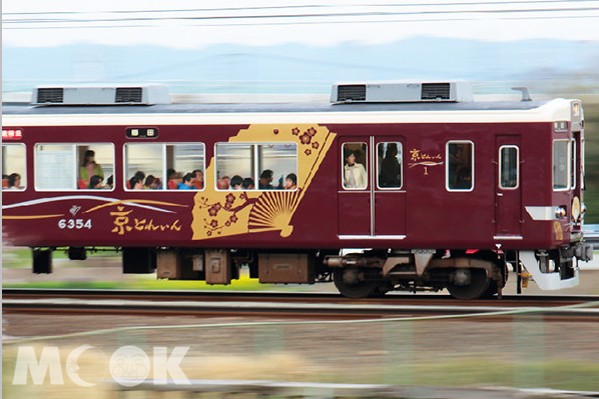 「京TRAIN」特色列車。(圖片提供／阪急電鐵)