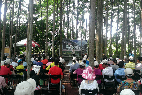 善化區公所偶有活動會舉辦在溪美社區森林公園 (圖片來源／台南市善化區公所)