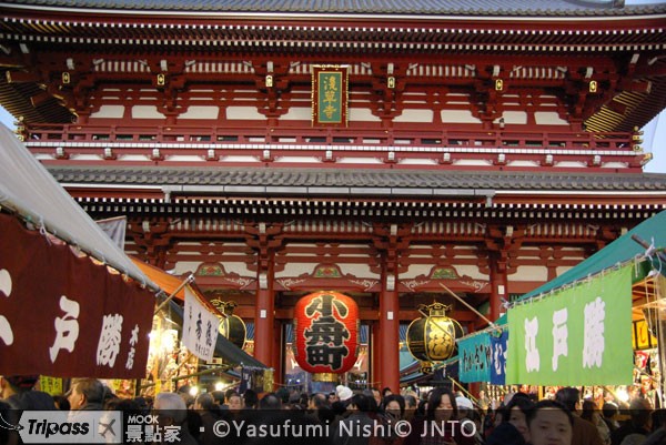 淺草寺是最受海外旅客歡迎打卡熱點之一的景點。(圖片來源/MOOK墨刻出版)