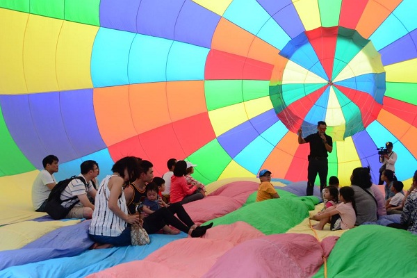 石門水庫熱氣球嘉年華現場還有許多精彩的體驗活動