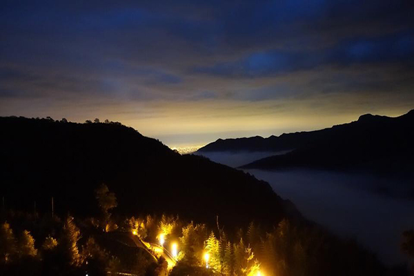 遙望夜景的數碼天空景觀園區 (圖片來源／[D-Sky 數碼天空] 景觀園區)