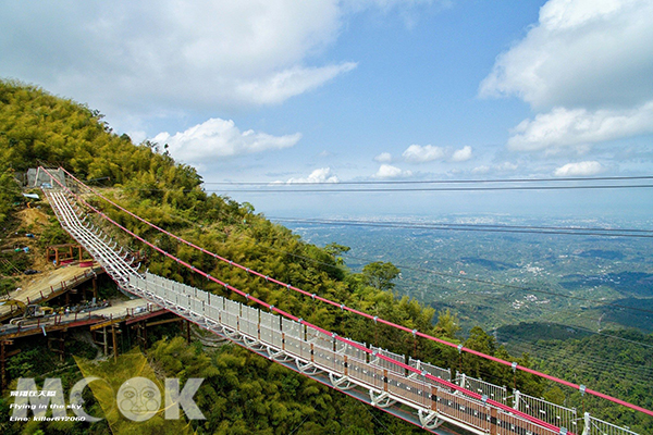 全台最長吊橋「太平雲梯」可將山景收眼底 (圖片提供／飛翔在天際)
