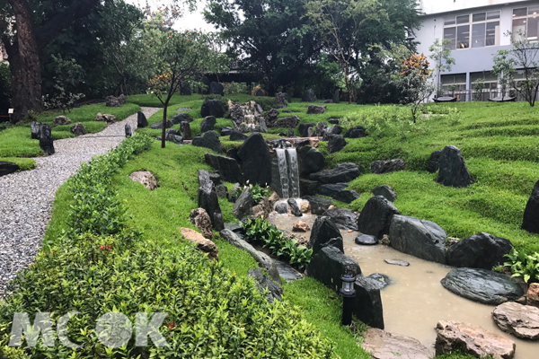 台南公園內的日式流瀑於6月15日進行通水儀式，回復流水樣貌美景。(圖片提供／台南市政府觀光旅遊局)