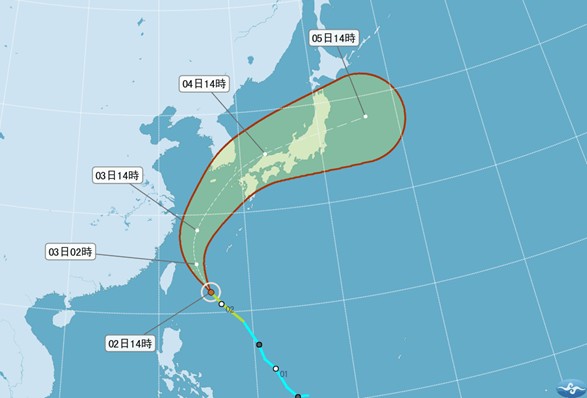 一週氣象 輕颱南瑪都生成週一七縣市防豪雨