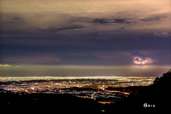 北山露營農場百萬夜景 (圖片來源／北山露營農場、攝影／雅攝小品)