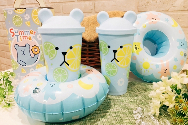 檸檬熊環保杯座組 (７-ELEVEN店中店限定販售)