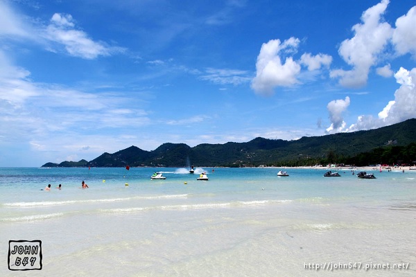 蘇美島擁有細白的沙灘及清澈的海水（圖／JOHN547）