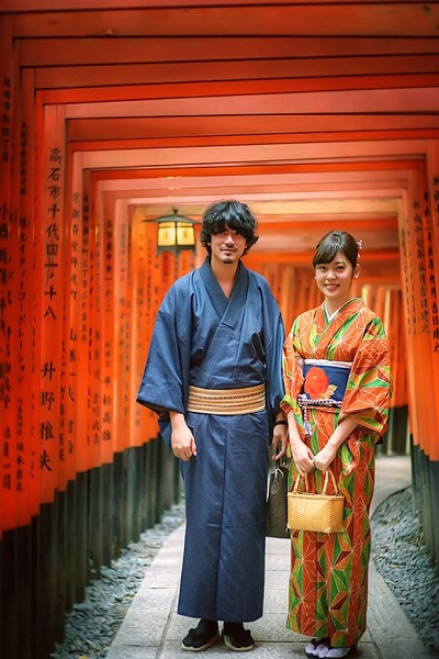 日本人也會在不同節日裡穿著和服參加（圖／夢京都）